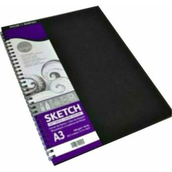 Daler-Rowney Simply Sketch Book Скицник Simply A3 100 g Black (482254300)