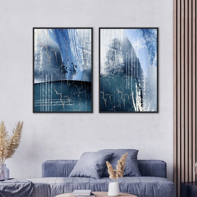 Decono Картини Син Акварел