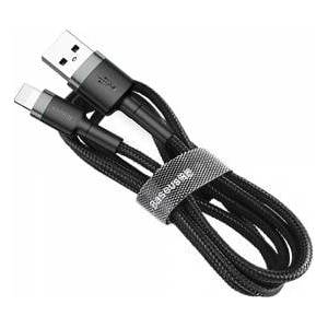 Baseus Cable Lightning USB Baseus Cafule 2, 4A 1m Gray&Black