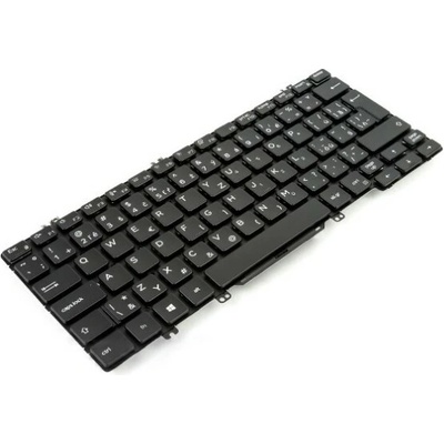 DeTech Podsvietená klávesnica pre notebook Dell 7300, CZ