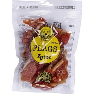 ANTOS Chicken D'light Flags - лакомство за куче - малки телешки пръчици с пилешко филе 300 гр - Нидерландия - 20382