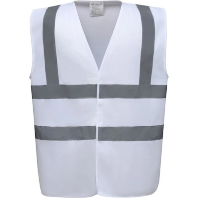 Yoko vesta HVW100 Hi Vis výstražná Bílá