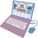 Lexibook Образователен детски лаптоп играчка със 124 дейности - Lexibook Disney Stitch Bilingual Educational Laptop English and French (английски и френски език) (JC598DI1)