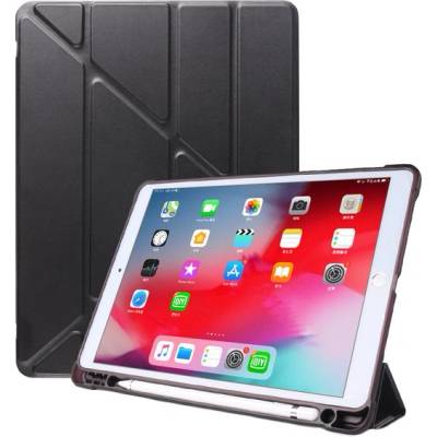 Калъф с оригами стойка и място за Apple Pencil за iPad 10, 2" (2019-2021) / Air 3 (2019) / Pro 10, 5" - черен (21629)