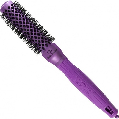 Olivia Garden Nano Thermal Violet Edition guľatá kefa na vlasy 24 mm