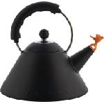 Alessi Чайник със свирка 9093 Alessi 2 л черен мат (9093 BB)