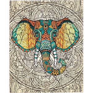 PIECEZZ Дървен пъзел Piecezz, 40 части - Слон (P1415)