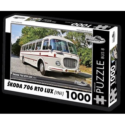 RETRO-AUTA BUS č. 8 Škoda 706 RTO LUX 1961 1000 dielov