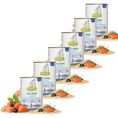 Isegrim Dog Adult salmon Multipack 6 x 400 g