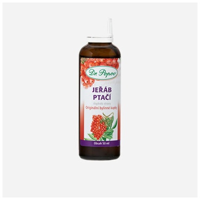 Dr.Popov Jeřáb ptačí originální bylinné kapky 50 ml