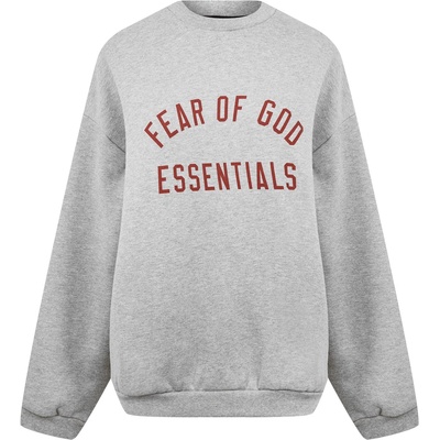 Fear of god essentials Поларена блуза FEAR OF GOD ESSENTIALS Fleece Crew Neck Sweater - Dark Heather