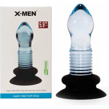 Image 1 of Акрилен анален плъг с вакуумна основа, 15см. - Sharp Top Anal Plug (XMEN000061)