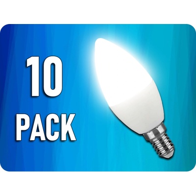 V-TAC E14 LED žárovka 3,7W 320 lm Svíčka/10-PACK teplá bílá