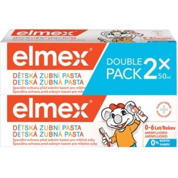 Elmex Детска паста за зъби 0-6 години Duopack 2x50ml