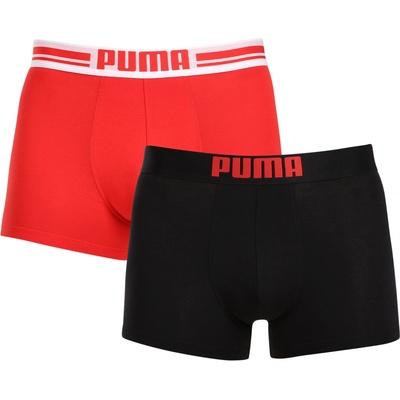 Puma PLACED LOGO BOXER 2P 906519 02 červená