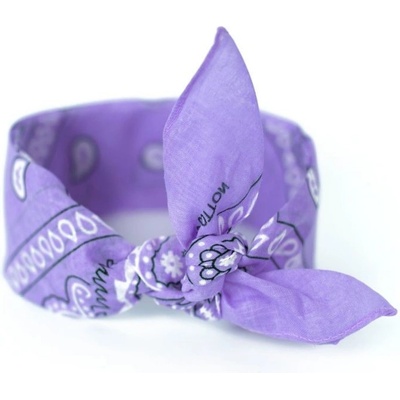 Art Of Polo FAsz13014SS12 bavlněný šátek Bandana levandulový