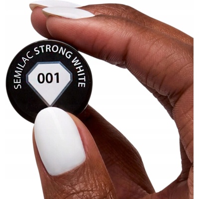 Semilac gel lak 001 Strong White 7 ml
