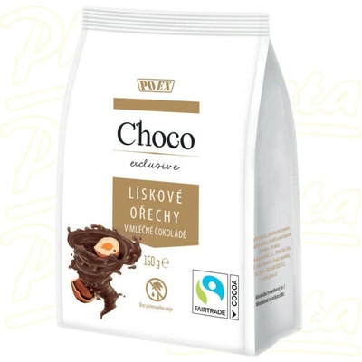 POEX Choco Exclusive Lískové ořechy v ml.čoko.150 g