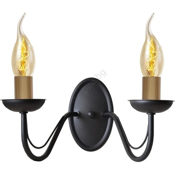 Image 1 of Helam Стенна лампа MALBO 2xE14/60W/230V (HE0624)