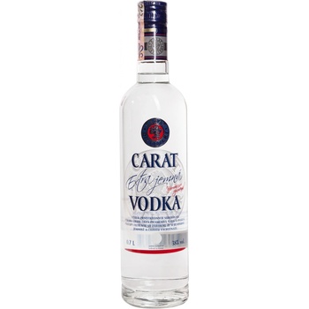 Carat extra jemná vodka 38% 1 l (čistá fľaša)