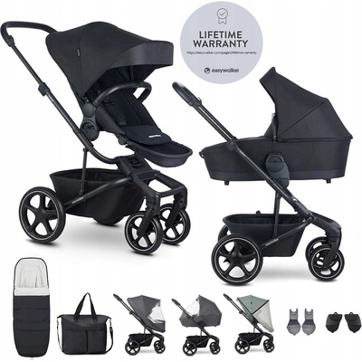 EASYWALKER Set XXL kombinovaný Harvey5 Midnight Black s príslušenstvom 2020