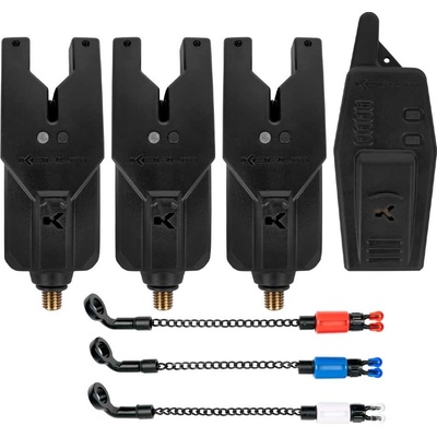 Korum Sada Signalizátorů KRI 3 Rod Remote Alarm & Indicator Set 3+1 + 3x Bobbin