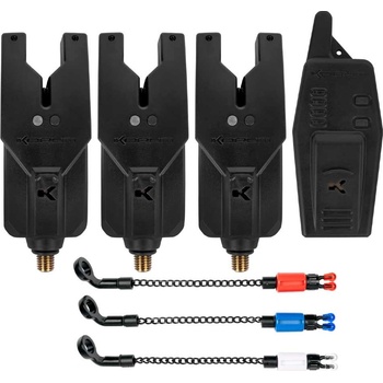 Korum Sada Signalizátorů KRI 3 Rod Remote Alarm & Indicator Set 3+1 + 3x Bobbin