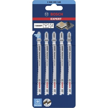 Bosch 5dílná sada pilových plátků T 308 BFP Expert Hardwood 2-side clean 2608900548