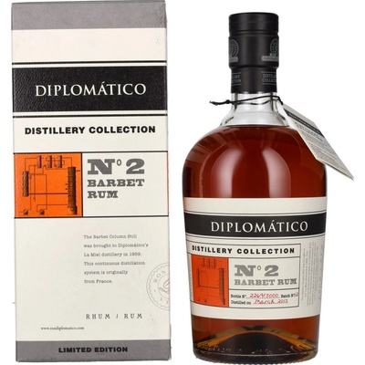 Diplomatico Distillery Collection No.2 Barbet Column 47% 0,7 l (kartón)