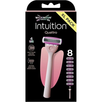 Wilkinson Sword Intuition Quattro + 8 ks hlavic