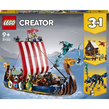 LEGO® Creator 31132 Vikingská loď a morský had