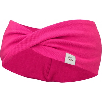 Doke bavlněná s křížením pink
