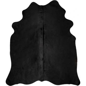 Килим от волска кожа, черен, 150x170 см