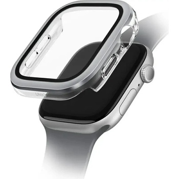 Uniq Voute Tempered Glass Case за Apple Watch 10 42 мм - сребрист (8886463691908)