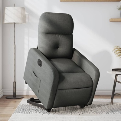 vidaXL 11461.3206814 Elektrické zvedací polohovací tmavě šedé textil