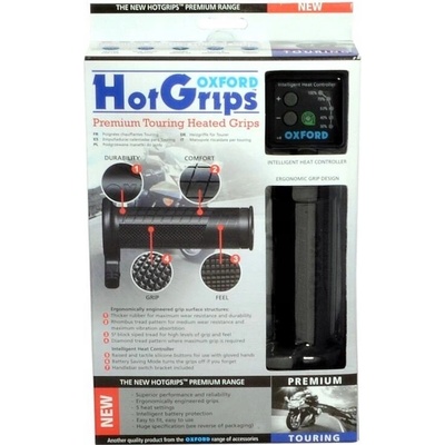 Vyhrievané rukoväte OXFORD HotGrips Premium Touring čierne