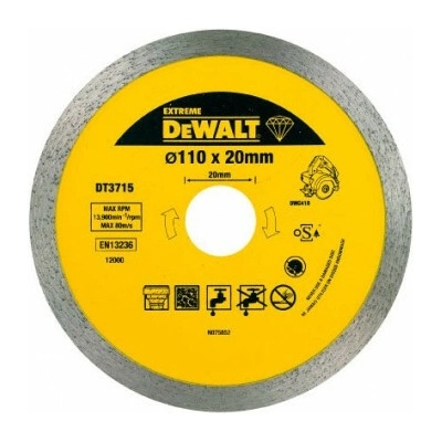 DeWALT DT3715 KOTÚČ DIAMANTOVÝ 110*20 PRE DWC410