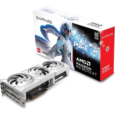 SAPPHIRE Radeon RX 9070 XT PURE 16GB GDDR6 256bit (11348-02-20G)