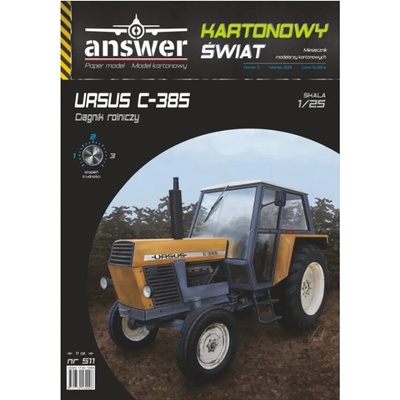 Answer Papierový model - Traktor URSUS C-385