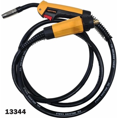 ROTOR Шланг с евробукса за телоподаващ апарат mig/mag 150a, 3 метра, 15ak, rotor (uni-010575)