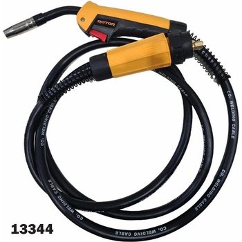 ROTOR Шланг с евробукса за телоподаващ апарат mig/mag 150a, 3 метра, 15ak, rotor (uni-010575)