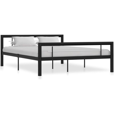 Nabytek XL 284552 Rám postele černobílý kov