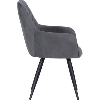 Carmen Трапезен стол eton p - тъмносив hlr (b3532300)