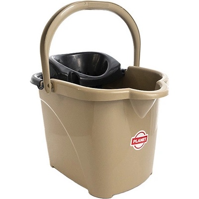 Planet Кофа 15л с цедка и колела беж (up604/8)