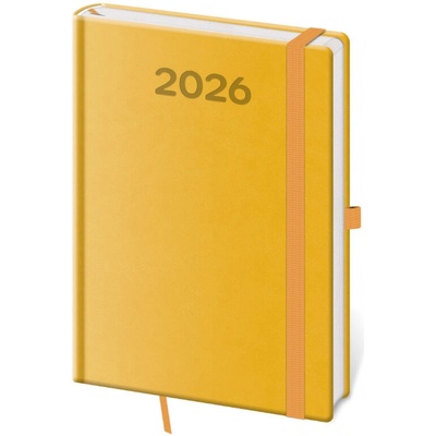 Helma A5 Denní 2026 žlutý
