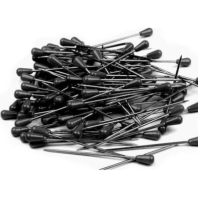 Špendlíky délka 60 mm čalounické - černá (100 ks) – Zboží Mobilmania