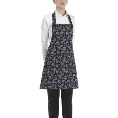 EGOchef zástěra ke krku DÁMSKA s kapsou smrtky E-6000120A