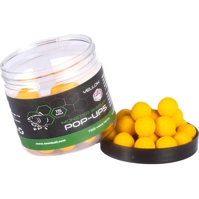 Kevin Nash floating boilies Pop Ups Monster Shrimp Yellow 75g 20mm