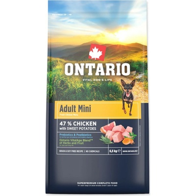 Ontario Adult Mini Chicken & Sweet Potatoes 13 kg