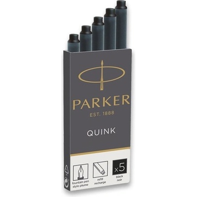 Parker 1502/0150384 Atramentové bombičky 5 ks Čierna